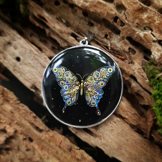 wisiory Wisior Blue Butterfly