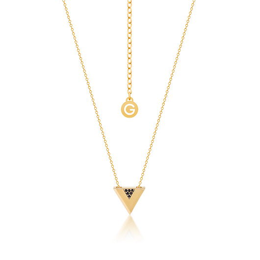 złote naszyjniki Naszyjnik triangle gold