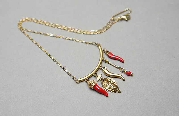 złote naszyjniki Alloys Collection /Arch - chili/vol. 2 - naszyjnik