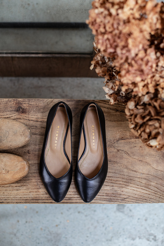 baleriny damskie KLASYCZNE BALERINY  czarne