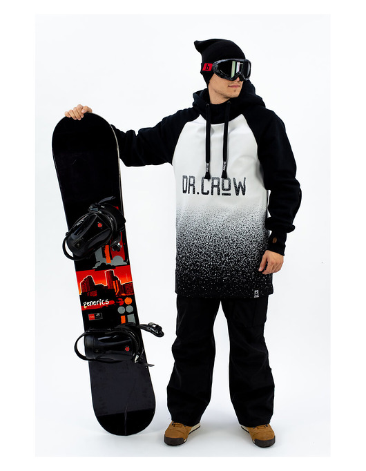 bluzy męskie Męska Bluza Snowboard DR.CROW Spray