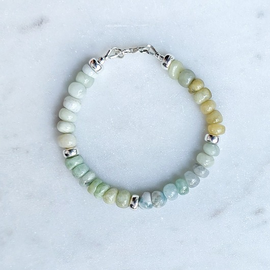 bransoletki srebrne Bransoletka srebrna z akwamarynów Quadro