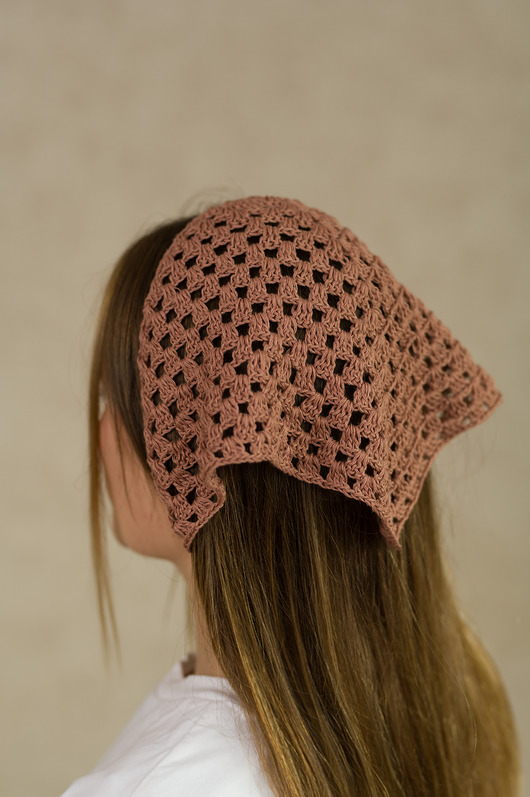 do włosów różne Chustka na głowę jasny brąz