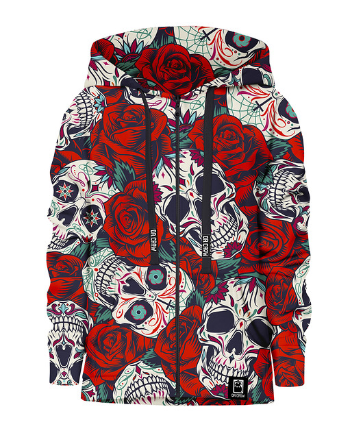 bluzy dla dziewczynki Bluza Zamek Dziewczynka DR.CROW Skull Tatoo