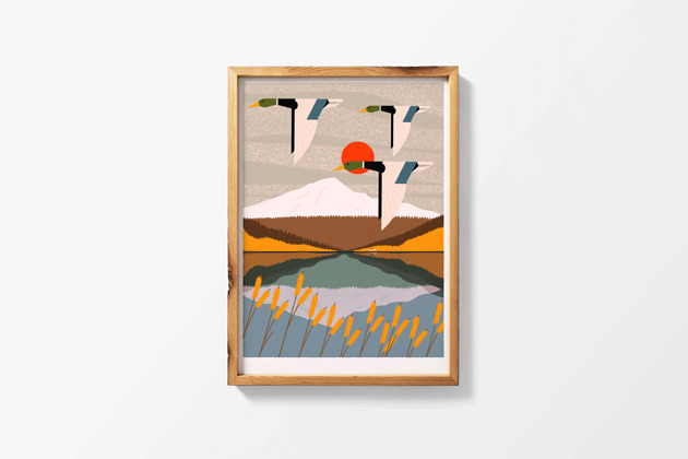 grafiki i ilustracje Yuyake x print