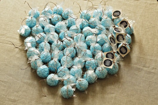 Oryginalne upominki dla gości- mydełka 100 sztuk Nikka handmade