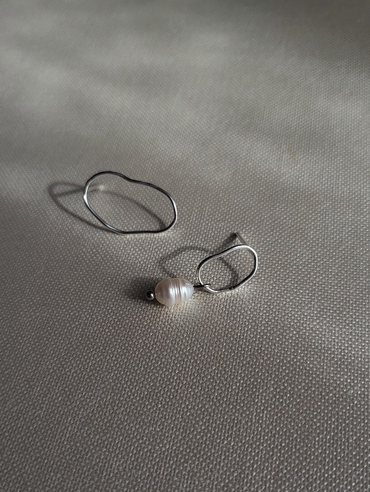 kolczyki srebrne Kolczyki srebrne Pearl Drop