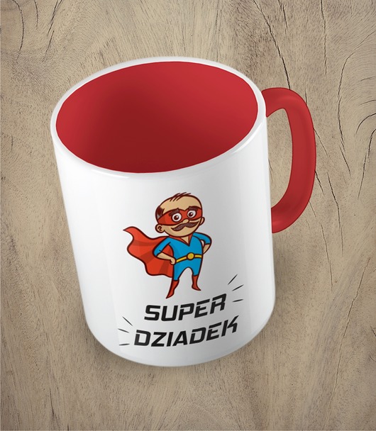 kubki Kolorowy kubek SUPER DZIADEK