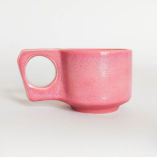 filiżanki Porcelanowa Filiżanka Espresso Różowy Piwonia