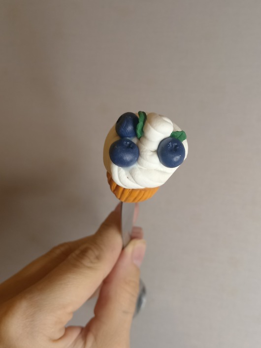 kubki Łyżka z dekoracją "Muffin"