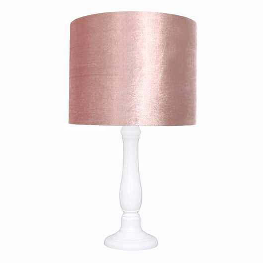 lampy do pokoju dziecka Lampa nocna brudny róż velvet