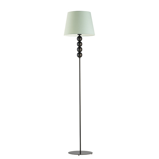 lampy do pokoju dziecka Czarna dziecięca lampa stojąca z włącznikiem SEUL