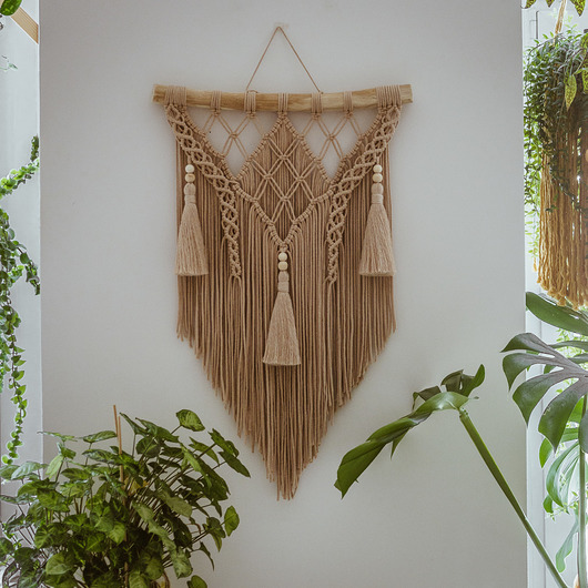 makramy Makrama Metist piaskowa