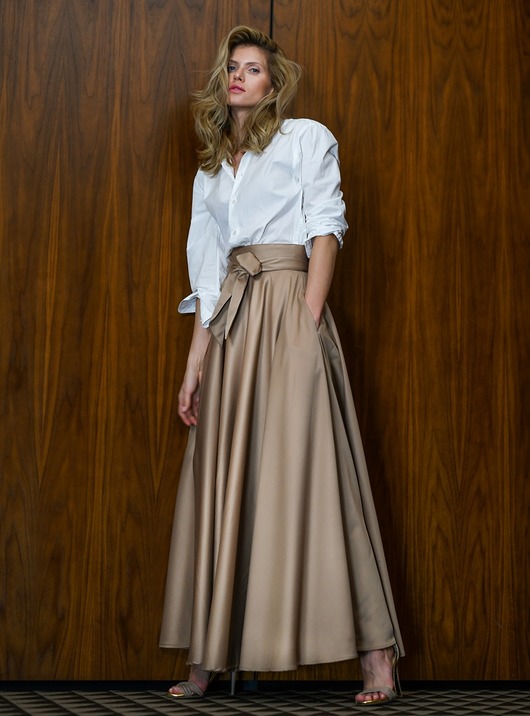 spódnice maxi Spódnica z kokardą Prosecco O'clock