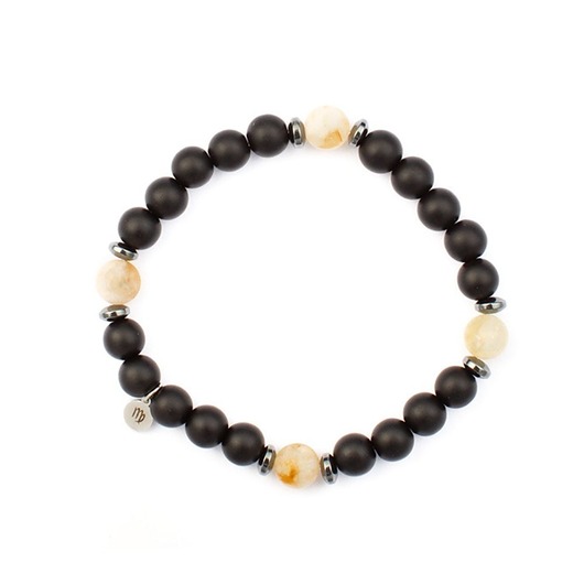 biżuteria męska Męska bransoletka zodiakalna - Panna - odwaga i dobrobyt IV