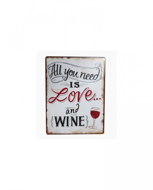 Szyld metalowy Wine MIA home