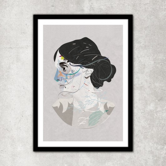 Virginia Woolf A3  Żaneta Antosik PRINTS