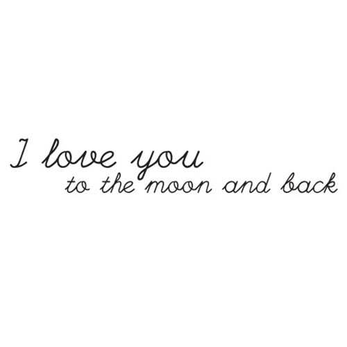 napis I love you  xwall