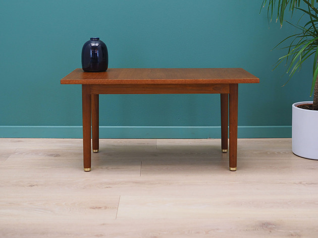 stoliki kawowe Stolik tekowy, duński design, lata 60, produkcja: Dania