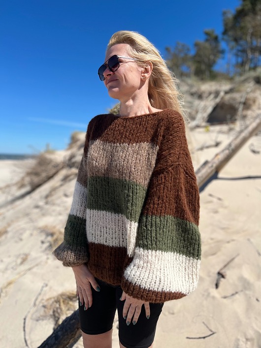 swetry damskie  Sweter oversize