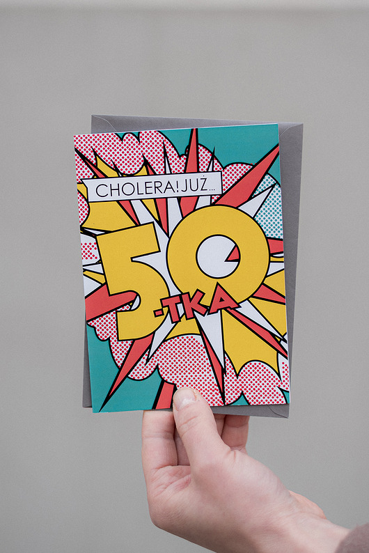kartka URODZINOWA 50tka La Dolce Design