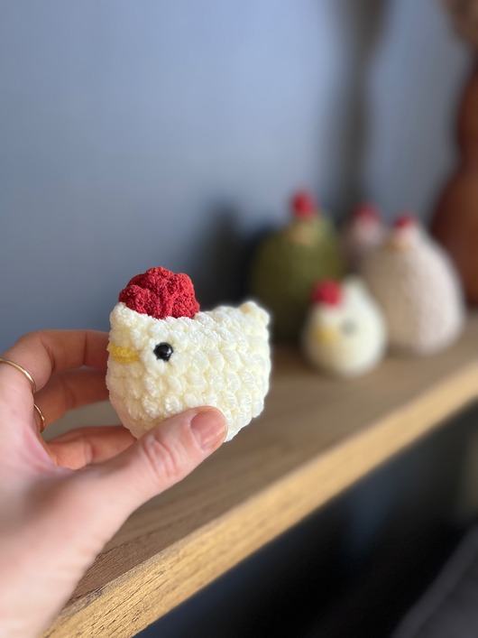 misie i maskotki Mini kurka