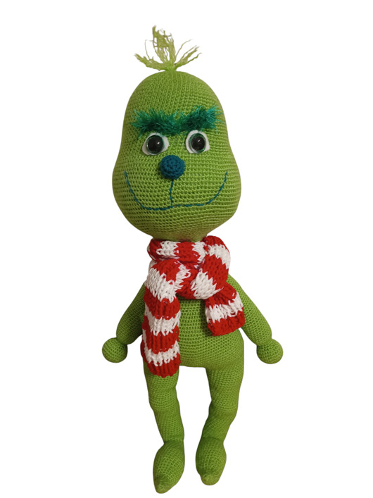 dekoracje świąteczne Grinch . Duża maskotka świąteczna