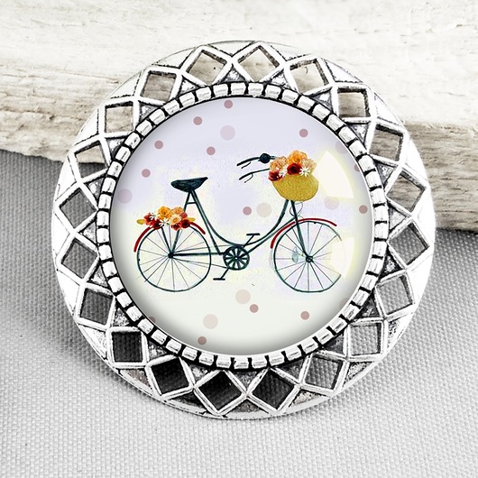 Love bike  -  broszka na prezent GalaVena
