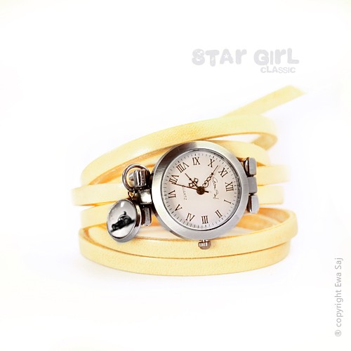 Star Girl Classic,bransoletka żółta - pastelowa Ewa Saj Fotografie