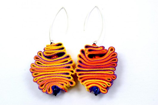 Kolorowy na ucho I Republika jewelry
