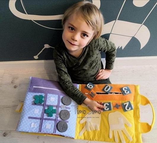 książeczki dla dzieci TimoSimo Książeczka sensoryczna dla 5 latka