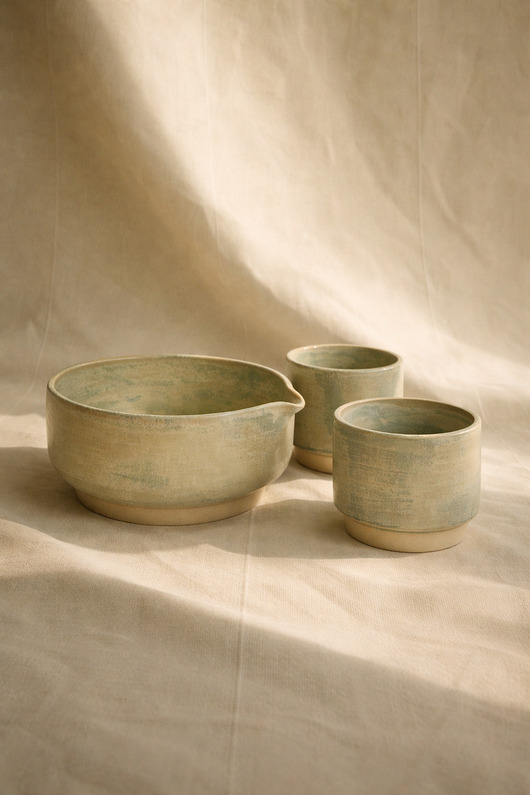 kubki Zestaw do matchy - matchawan + czarki