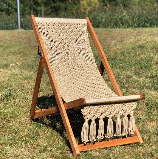 meble - inne Leżak ogrodowy