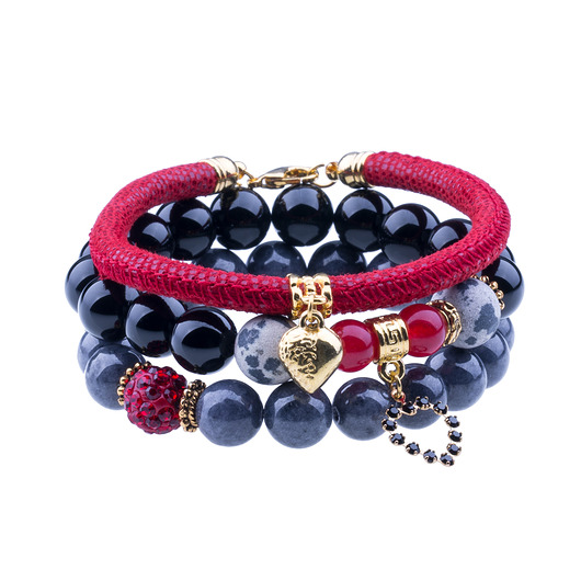 bransoletki z kamieni naturalnych Valentine  vol. 4 /26-01-2016/ -set