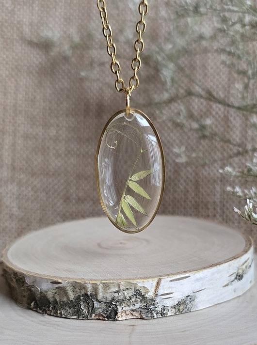 wisiory Wieczne kwiaty złota zawieszka prawdziwe kwiaty listki