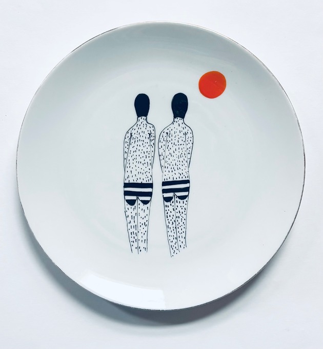 Ozdoby na ścianę Talerz o miłości