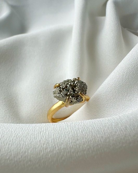 pierścionki - różne Pierścionek Piryt Kamień naturalny Talizman