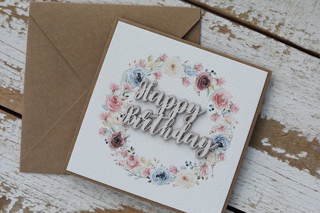 Kartka urodzinowa Happy Birthday sorte
