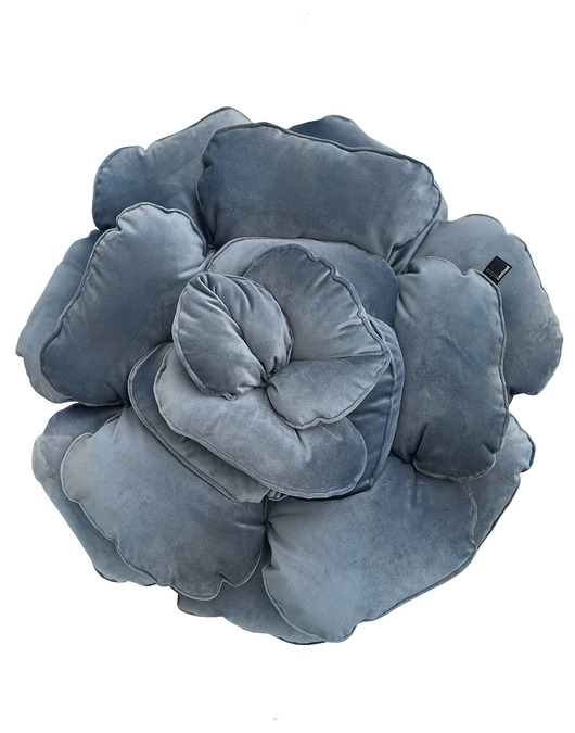 poduszki, poszewki - różne Poduszka Roxanne velvet błękitna pastelowa