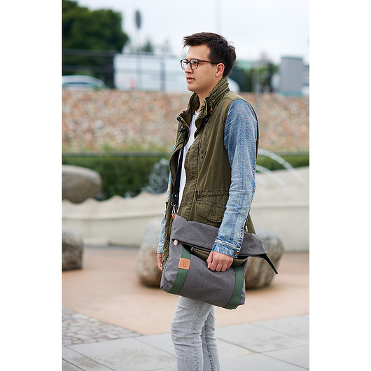 Active unisex green z regulowaną rączką LadyBag