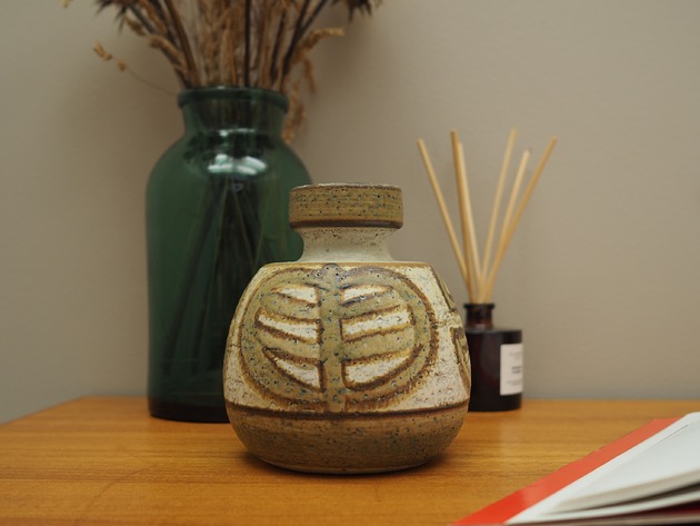 wazony Wazon ceramiczny, duński design, lata 70, produkcja: Soholm
