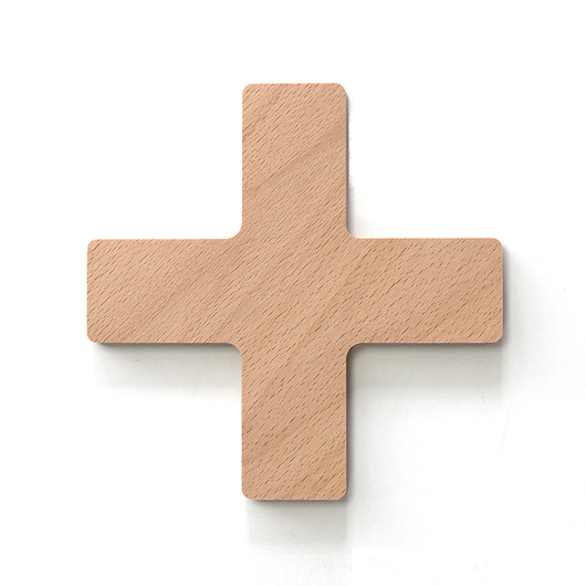 Wieszak haczyk ścienny Plusik buk dziecko 12cm Home Design