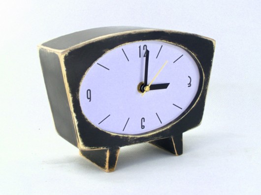 zegarek Sixty czarny Clock Wood Studio