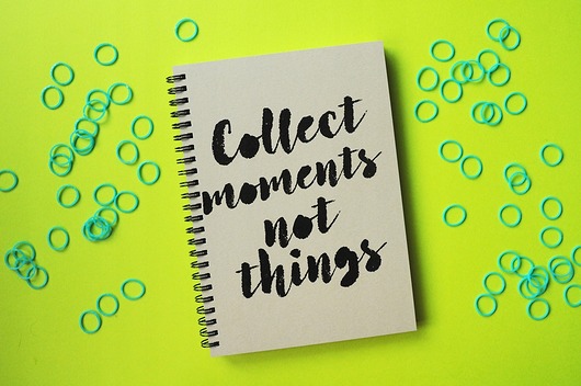 notatniki i albumy Collect moments not things, notatnik