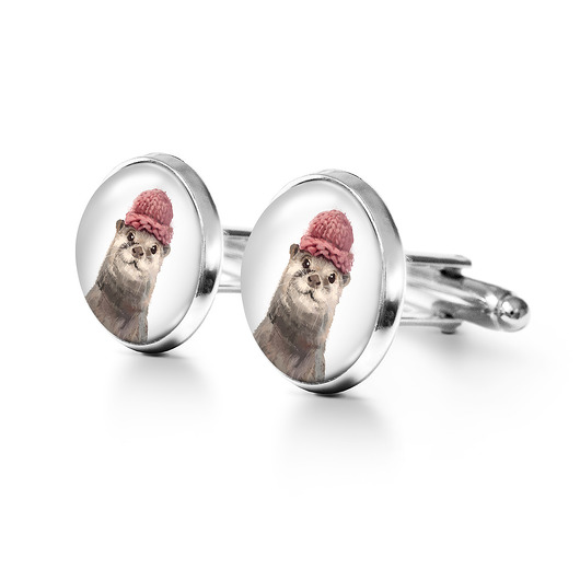 spinki do mankietów Wydra - spinki do mankietów