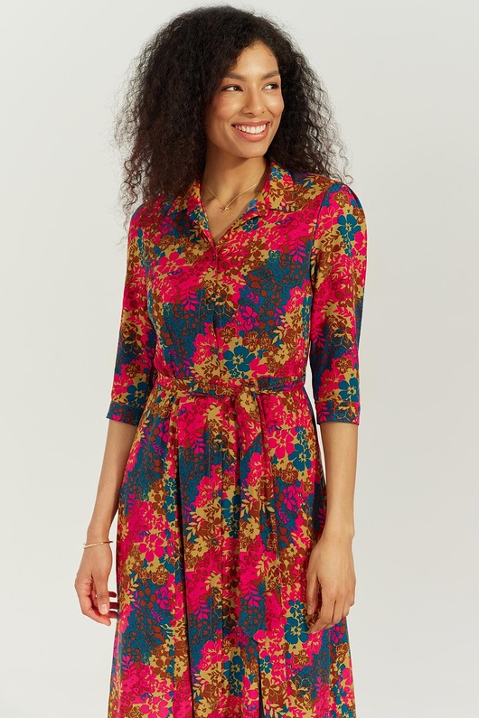 sukienki midi damskie Chiara sukienka koszulowa 7/8