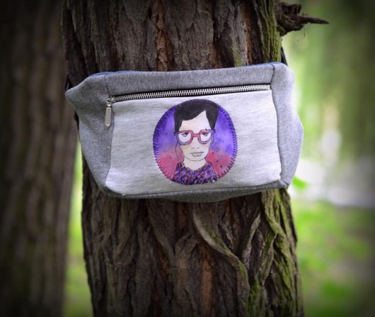 Nerka malowana ręcznie ivy style