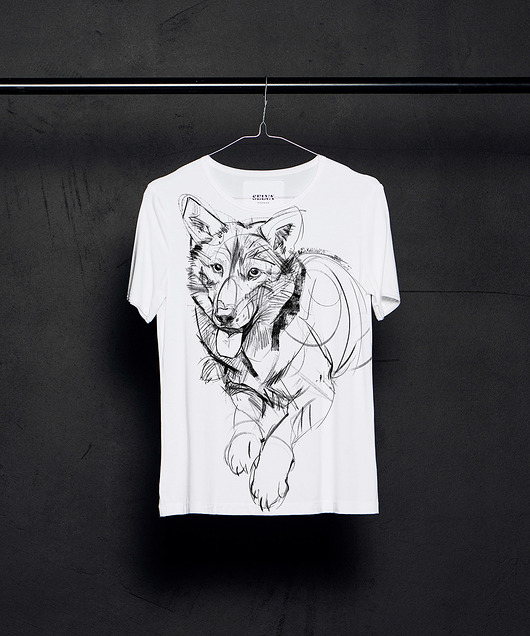Czechoslovakian Wolfdog white Women's T-shirt SELVA