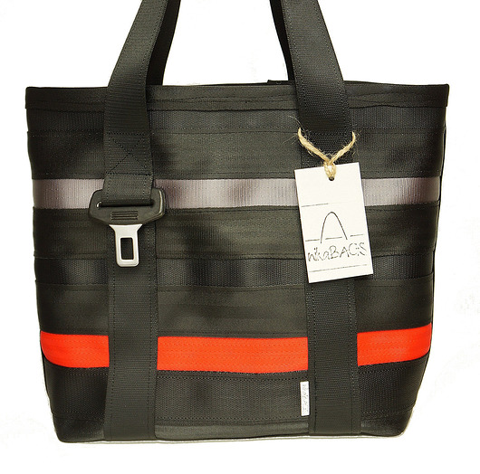 nikaBAGS - torba z pasów samochodowych nikaBAGS