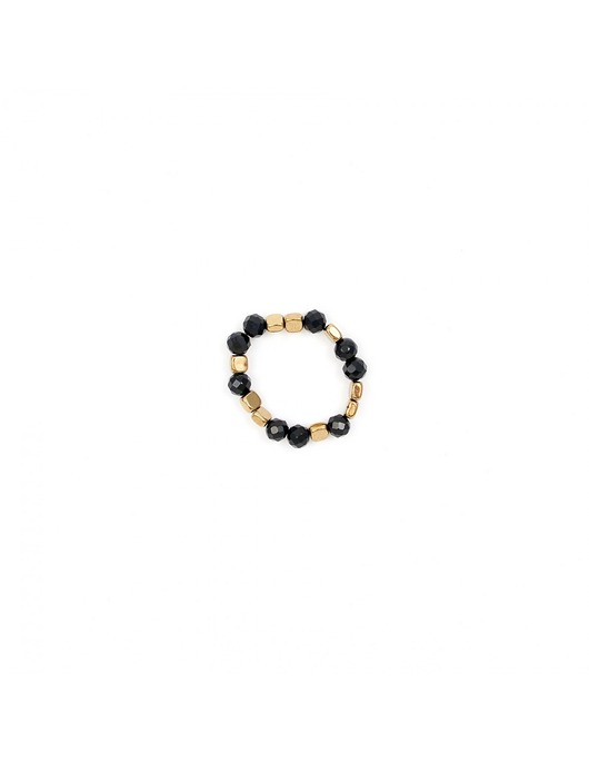 pierścionki elastyczne Pierścionek Black&Gold
